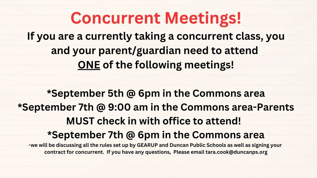 Live Feed Duncan High School